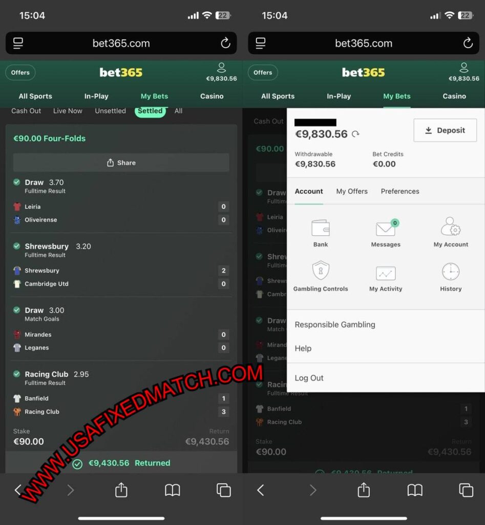 VIP SOCCER SURE FIXED TIPS 1X2