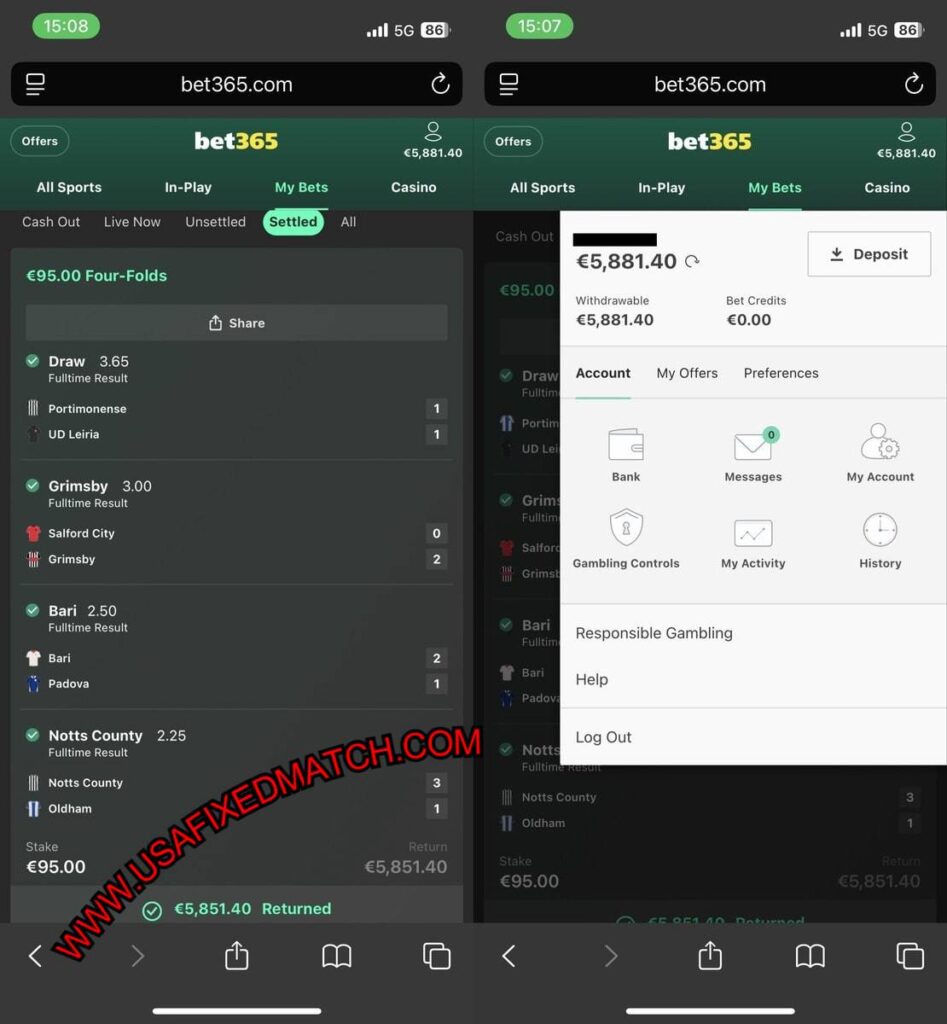 VIP USA SOCCER FIXED TIPS 1X2