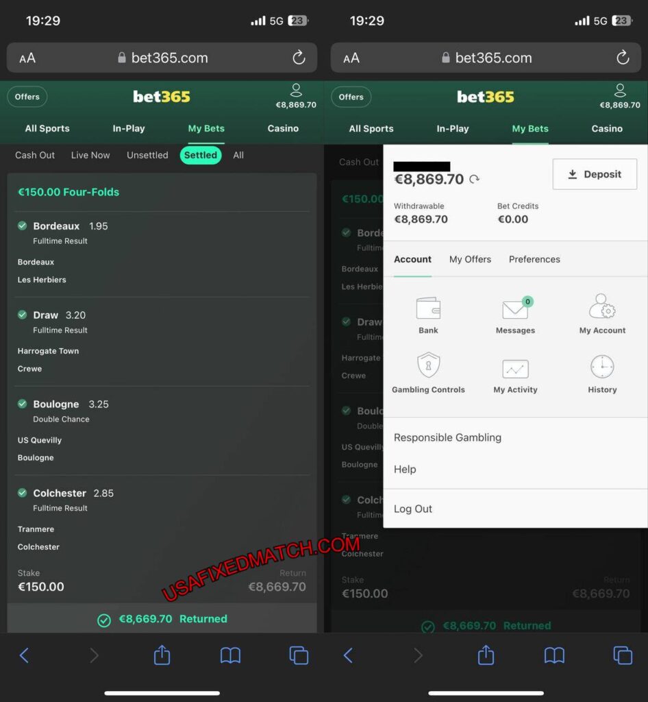 usa bet365 fixed betitng tips 1x2