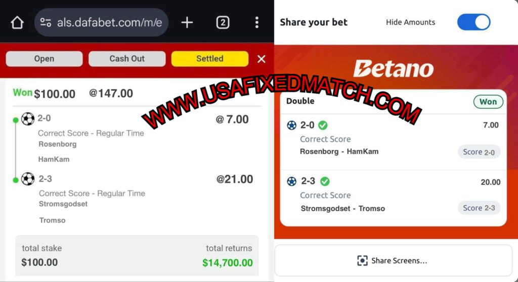 BETANO SURE SOCCER FIXED TIPS