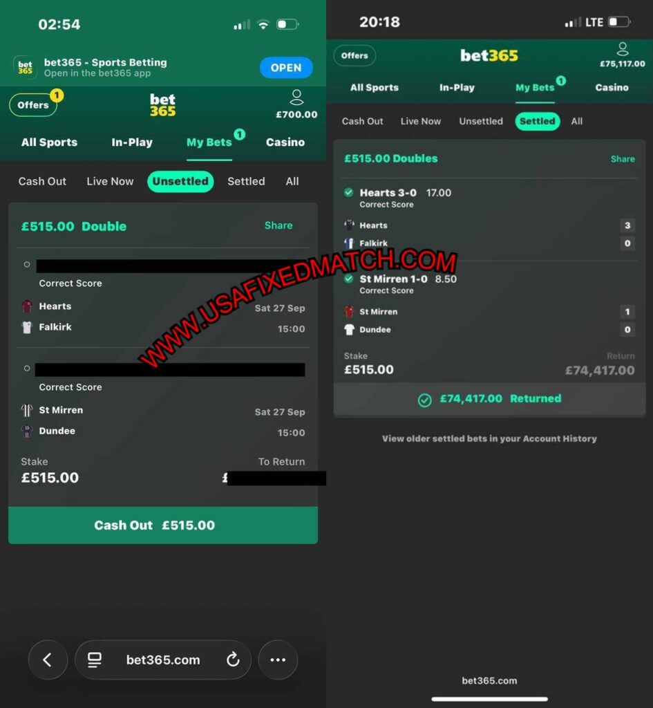 Bet365 CS Fixed Matches Tips