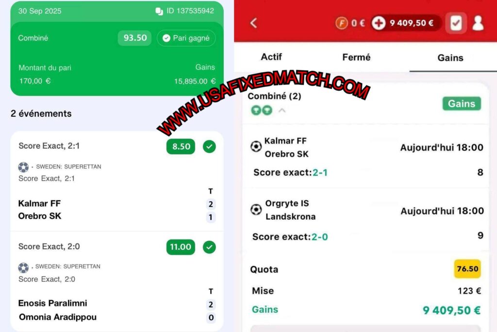 Dafa Bet Correct Fixed Matches Tips