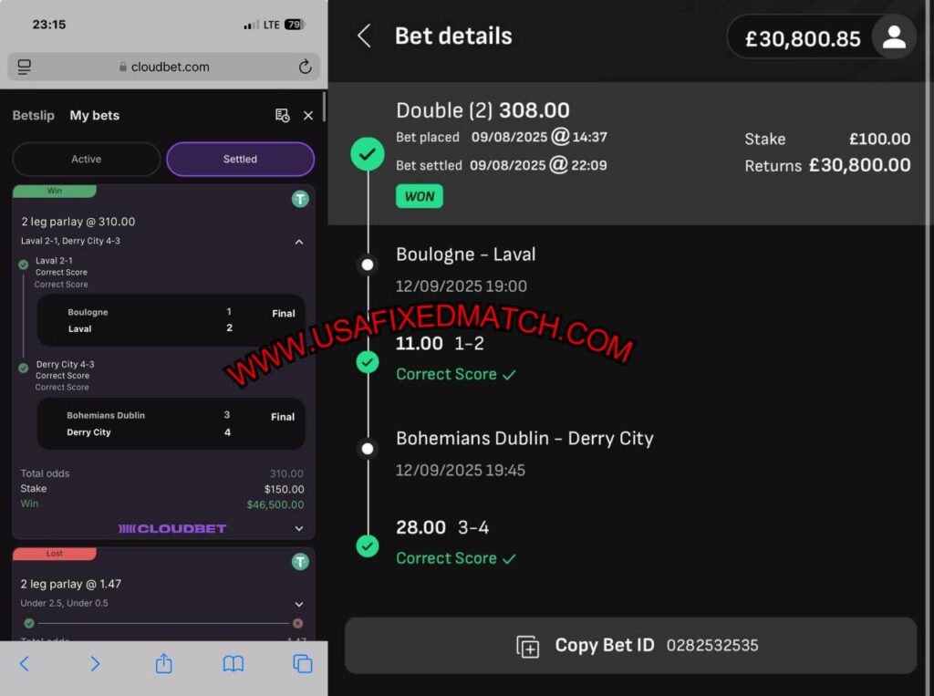 LIVESCORE FIXED MATCHES TIPS