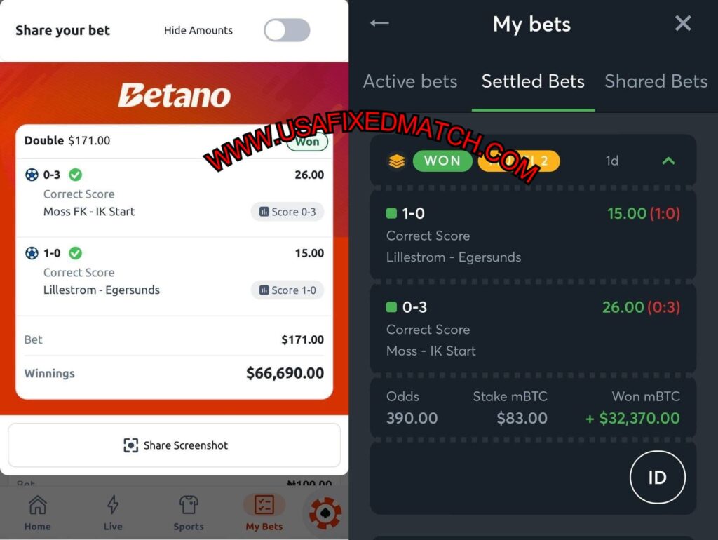 betano correct score fixed matches tips
