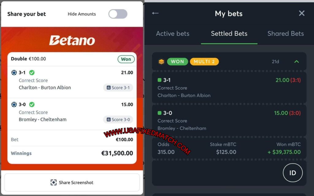 betano correct score fixed matches tips
