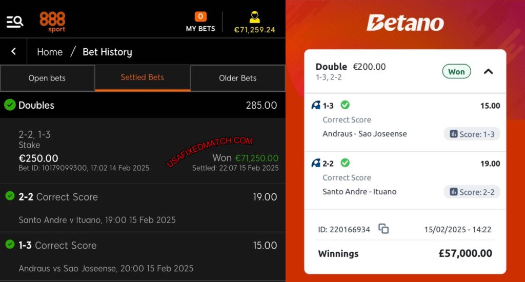 betano fixed matches football tips