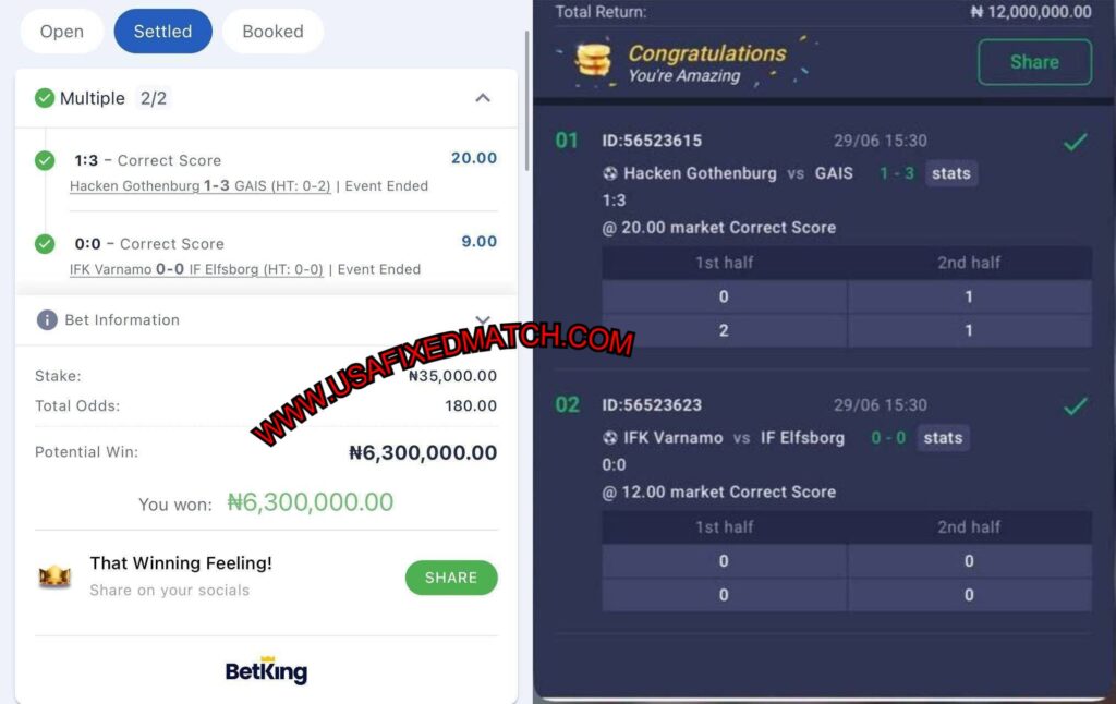 betking fixed matches tips
