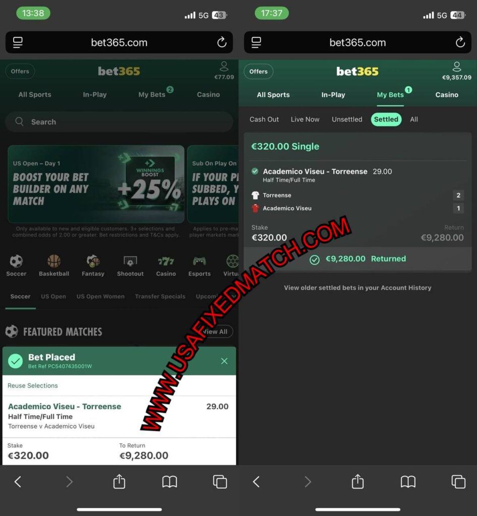 BET365 USA FIXED BETTING TIPS