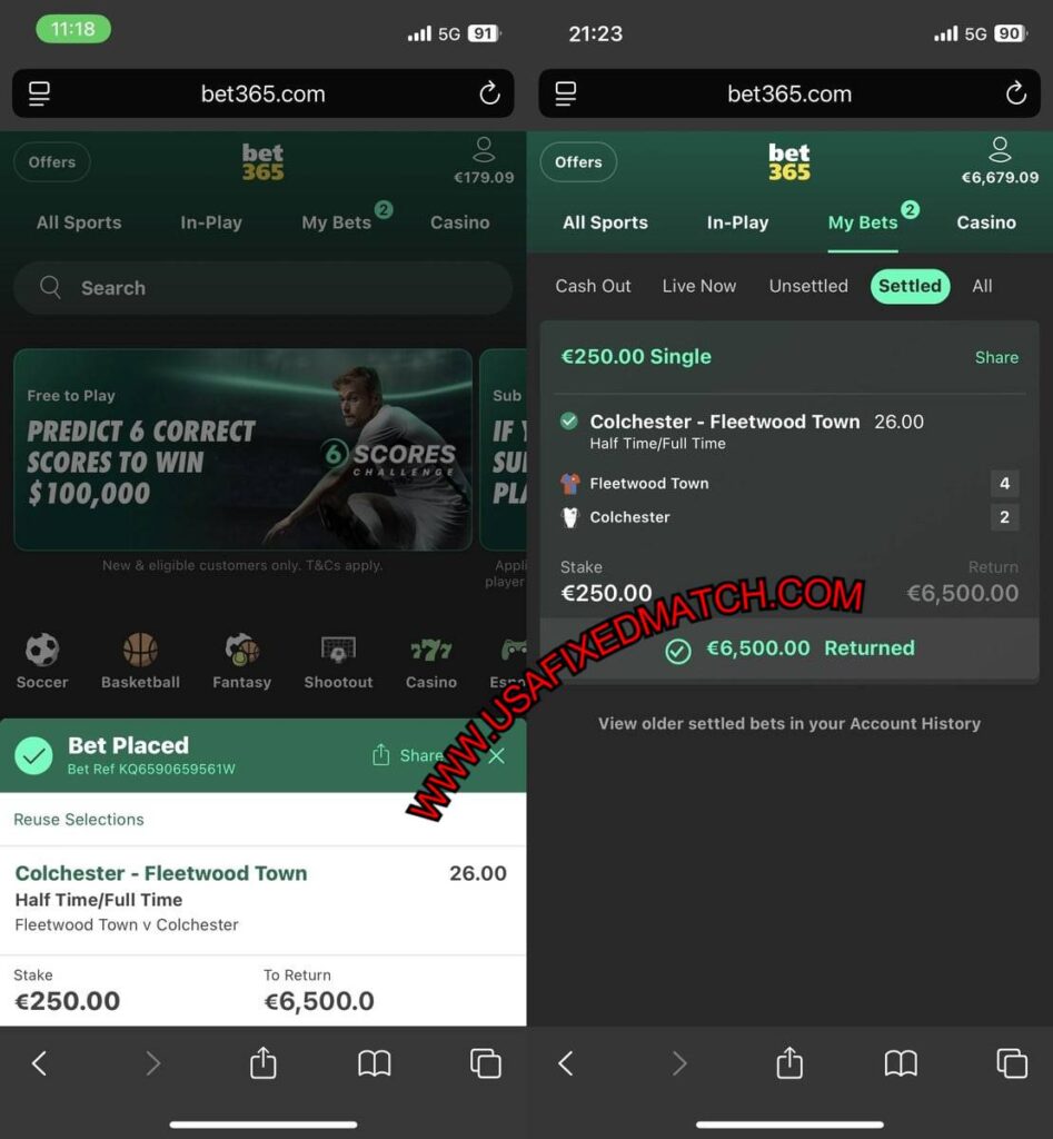USA BET365 FIXED GAMES TIPS