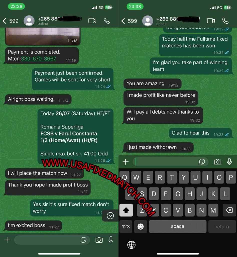 USA FIXED MATCHES SOCCER TIPS ON WHATSAPP