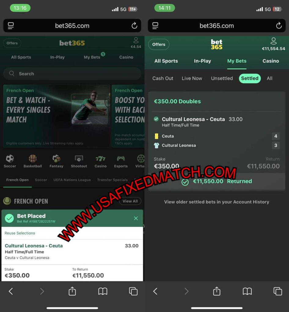 USA HALFTIME FULLTIME FIXED BETTING TIPS