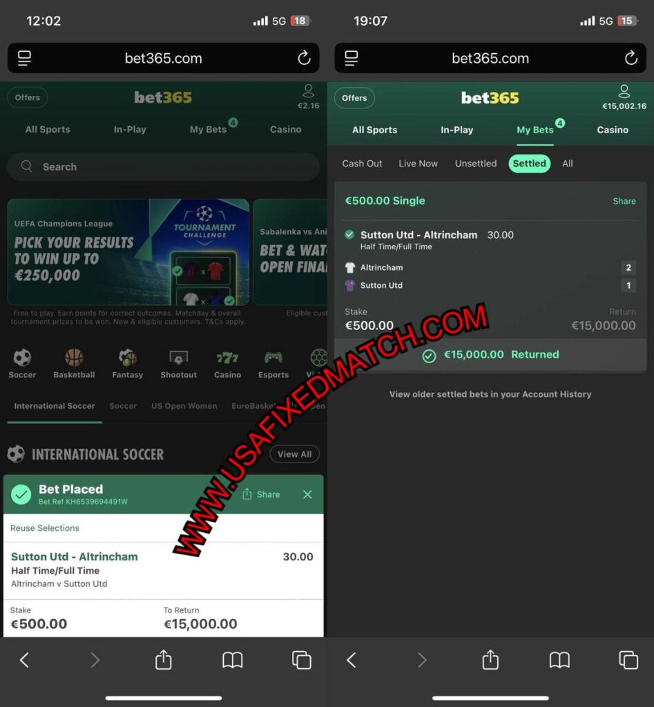 USA HTFT SURE BETTING TIPS