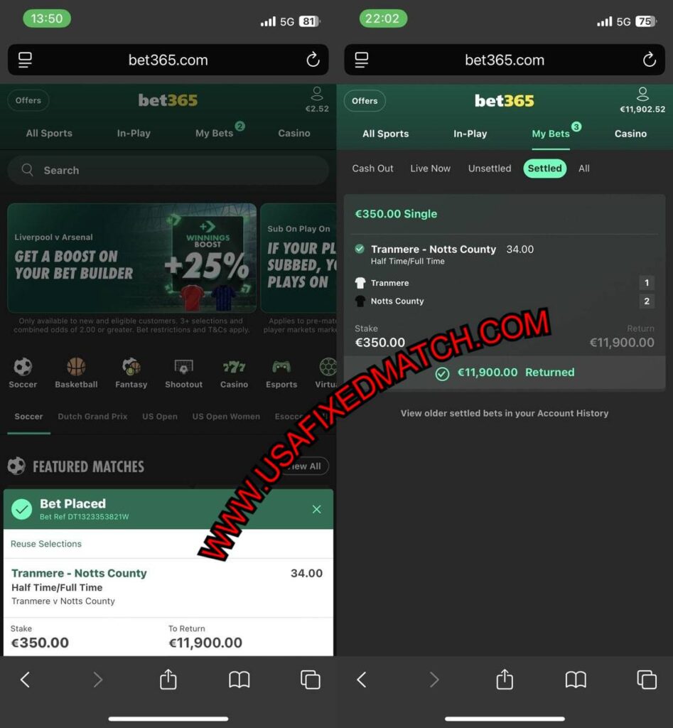 USA SOCCER HALFTIME FULLTIME TIPS