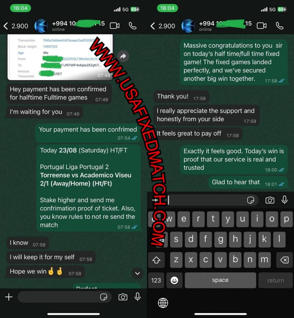 USA WHATSAPP FIXED MATCHES TIPS