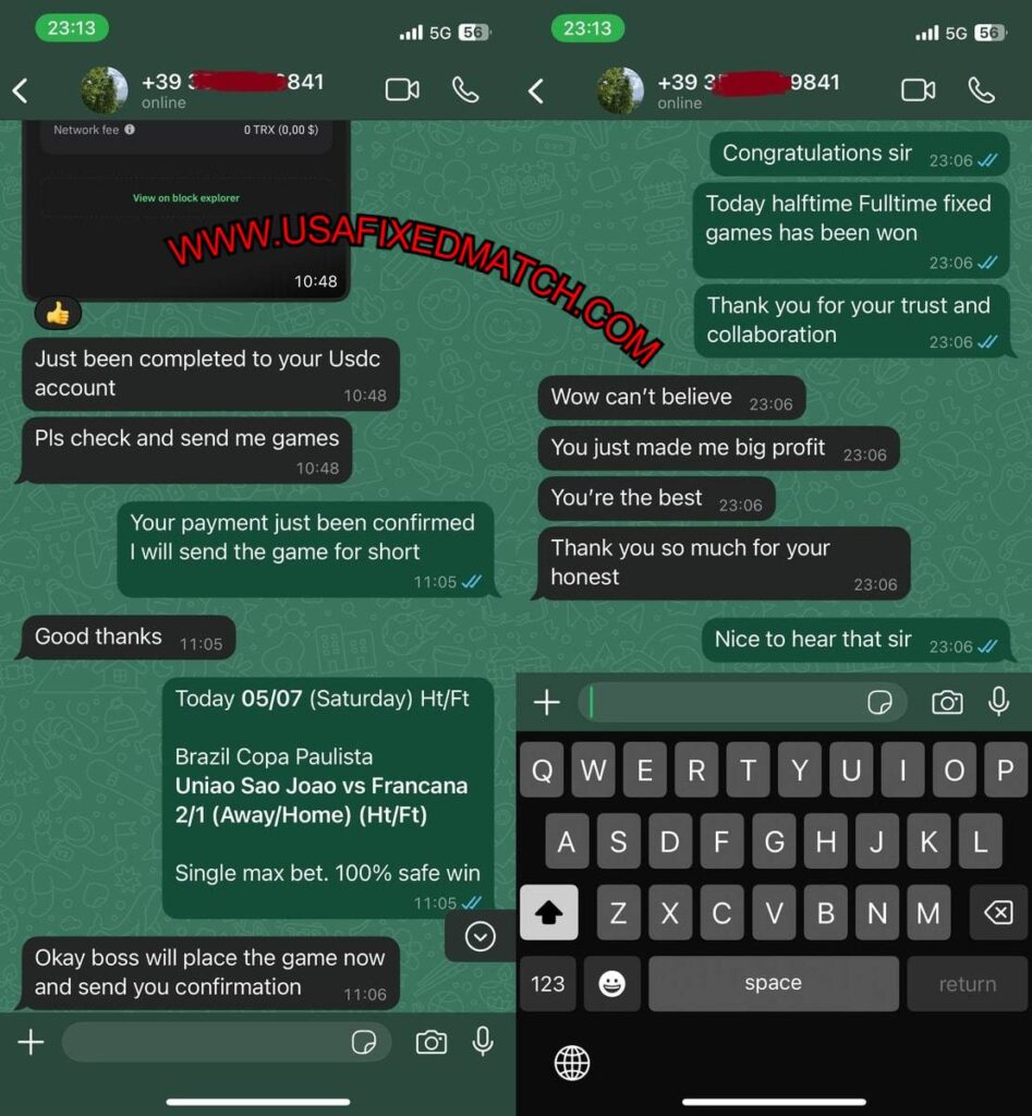 USA WHATSAPP SURE SINGLE BETTING TIPS