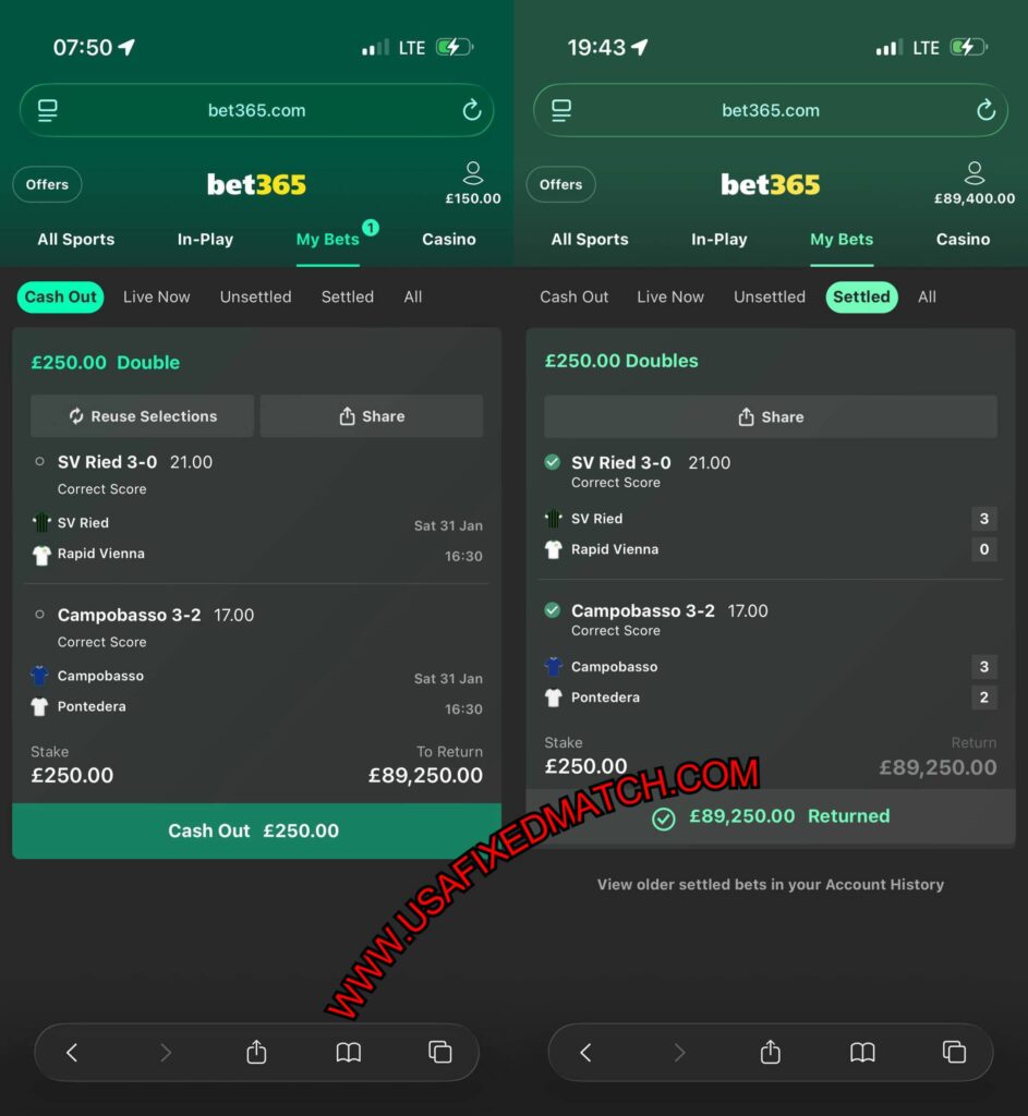 BET365 CORRECT SCORE FIXED MATCHES BET365 CORRECT SCORE FIXED MATCHES
