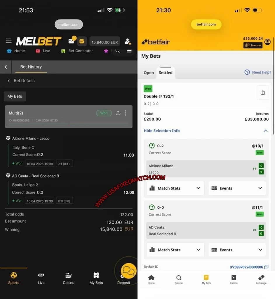 BETFAIR CORRECT FIXED MATCHES BETFAIR CORRECT FIXED MATCHES