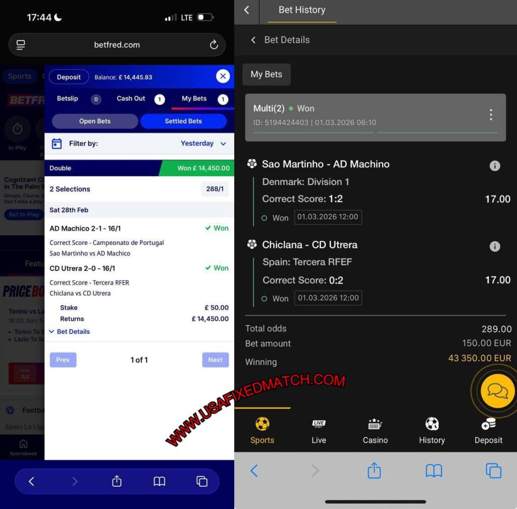 BETFRED SURE FIXED MATCHES TIPS BETFRED SURE FIXED MATCHES TIPS