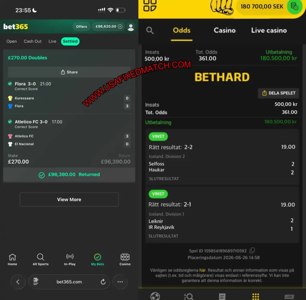 BETHARD SAFE CORRECT SCORE MATCHES BETHARD SAFE CORRECT SCORE MATCHES