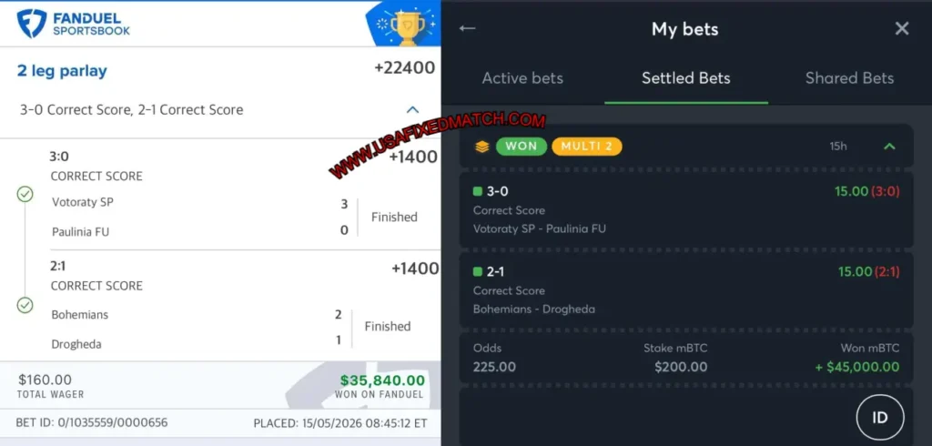 FANDUEL SPORTS CORRECT FIXED PREDICTIONS FANDUEL SPORTS CORRECT FIXED PREDICTIONS