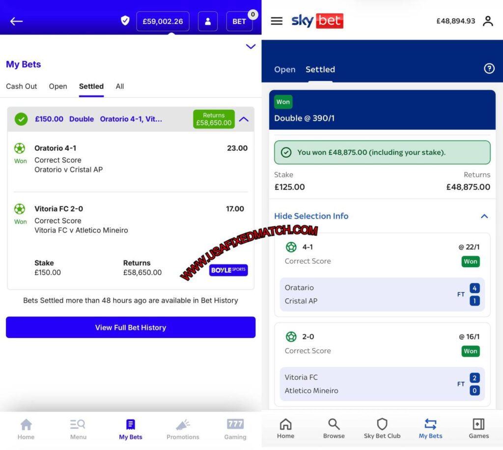 SKYBET Correct Score Fixed Matches Tips SKYBET Correct Score Fixed Matches Tips