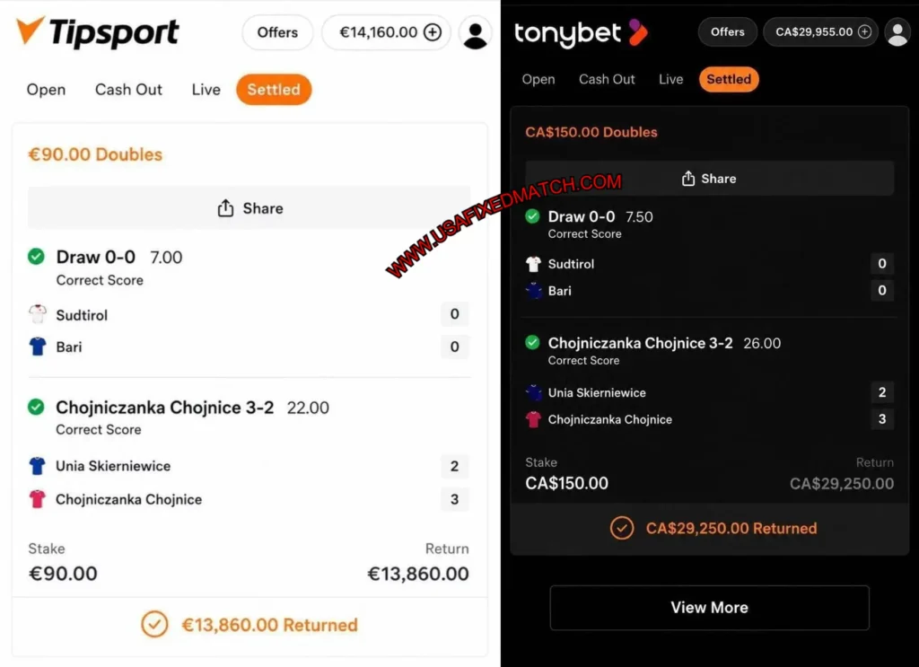 TONYBET CORRECT SCORE TIPS TONYBET CORRECT SCORE TIPS