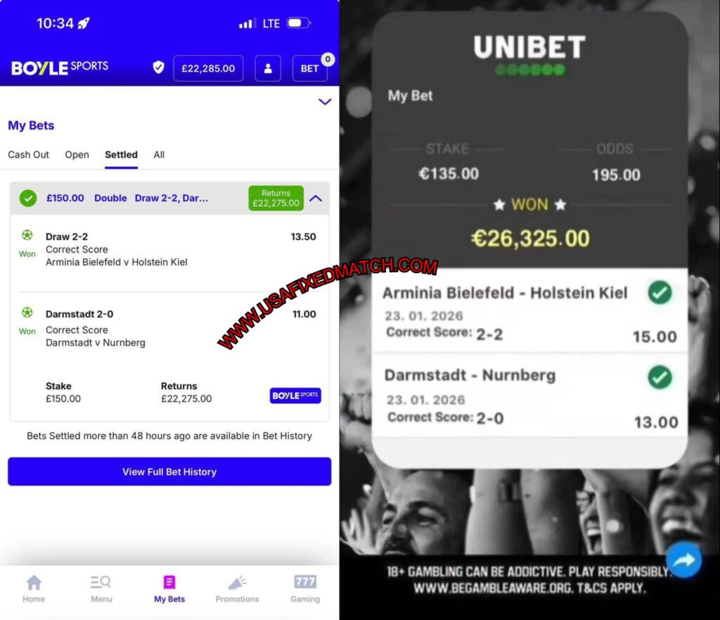 UNIBET CORRECT SCORE FIXED MATCHES TIP UNIBET CORRECT SCORE FIXED MATCHES TIP
