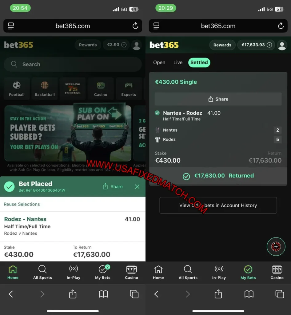 USA BET365 FIXED MATCHES TIPS USA BET365 FIXED MATCHES TIPS